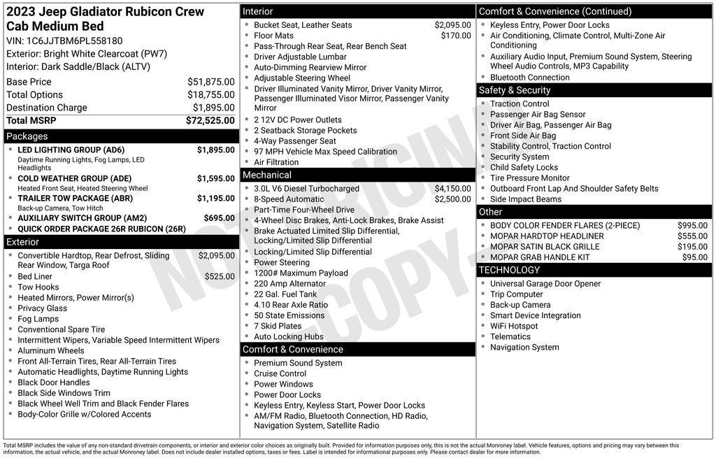 2023 Jeep Gladiator Rubicon AMERICAN EXPEDITION SERIES