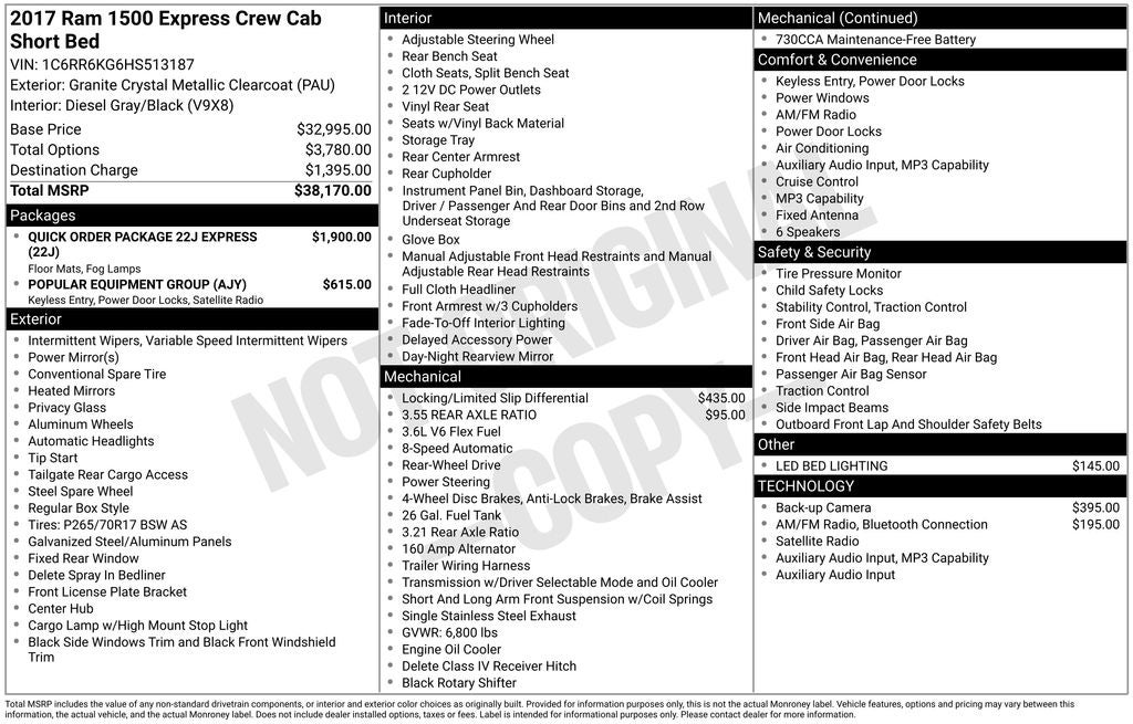 2017 RAM 1500 Express