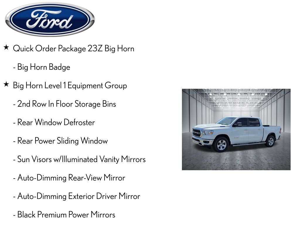 2022 RAM 1500 Big Horn/Lone Star