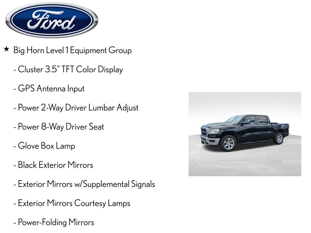 2022 RAM 1500 Big Horn/Lone Star
