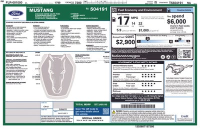 2026 Ford Mustang Dark Horse