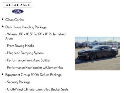 2024 Ford Mustang Dark Horse