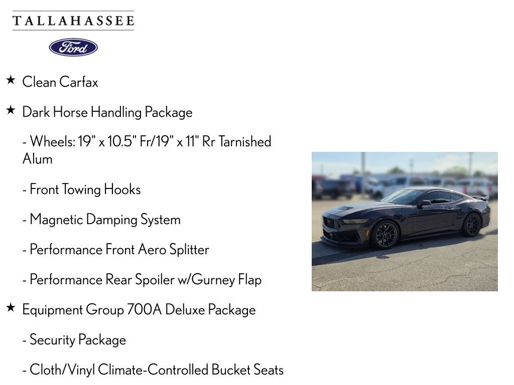 2024 Ford Mustang Dark Horse