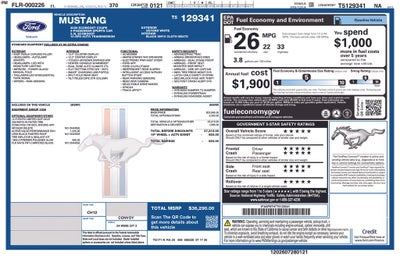 2026 Ford Mustang EcoBoost® Fastback