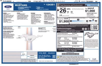 2026 Ford Mustang EcoBoost® Premium Convertible