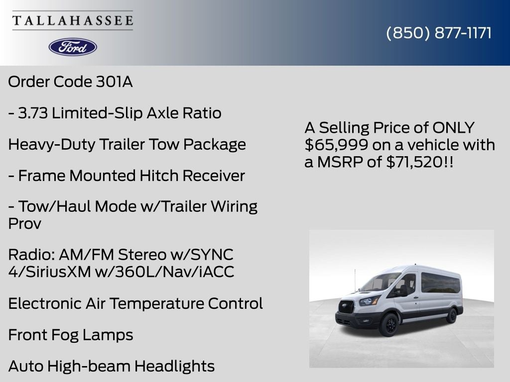 2025 Ford Transit-350 XL