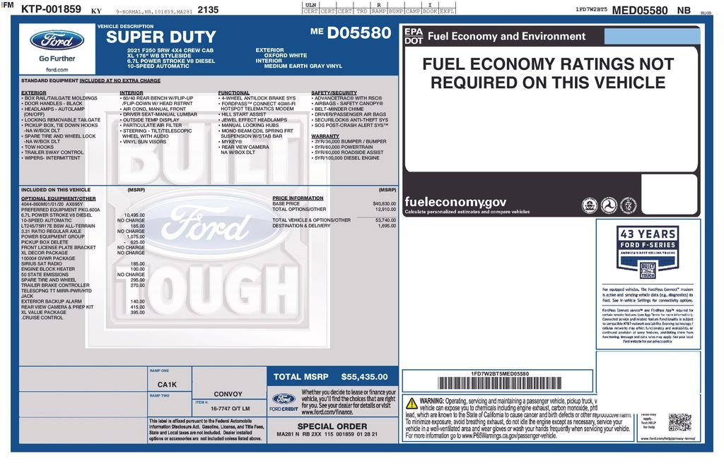 2021 Ford F-250SD XL