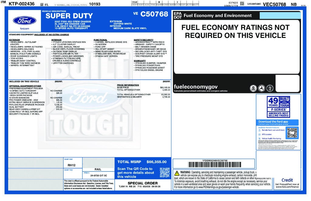 2027 Ford F-550SD XL DRW