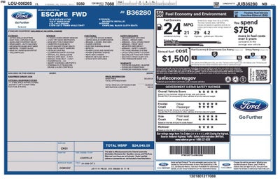 2018 Ford Escape S