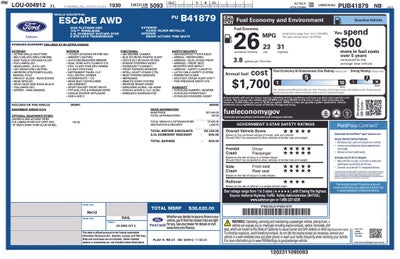 2023 Ford Escape Platinum