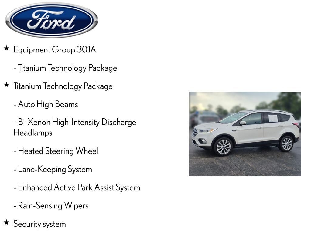 2017 Ford Escape Titanium