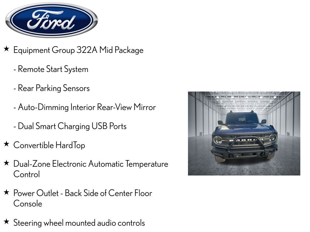 2024 Ford Bronco Black Diamond