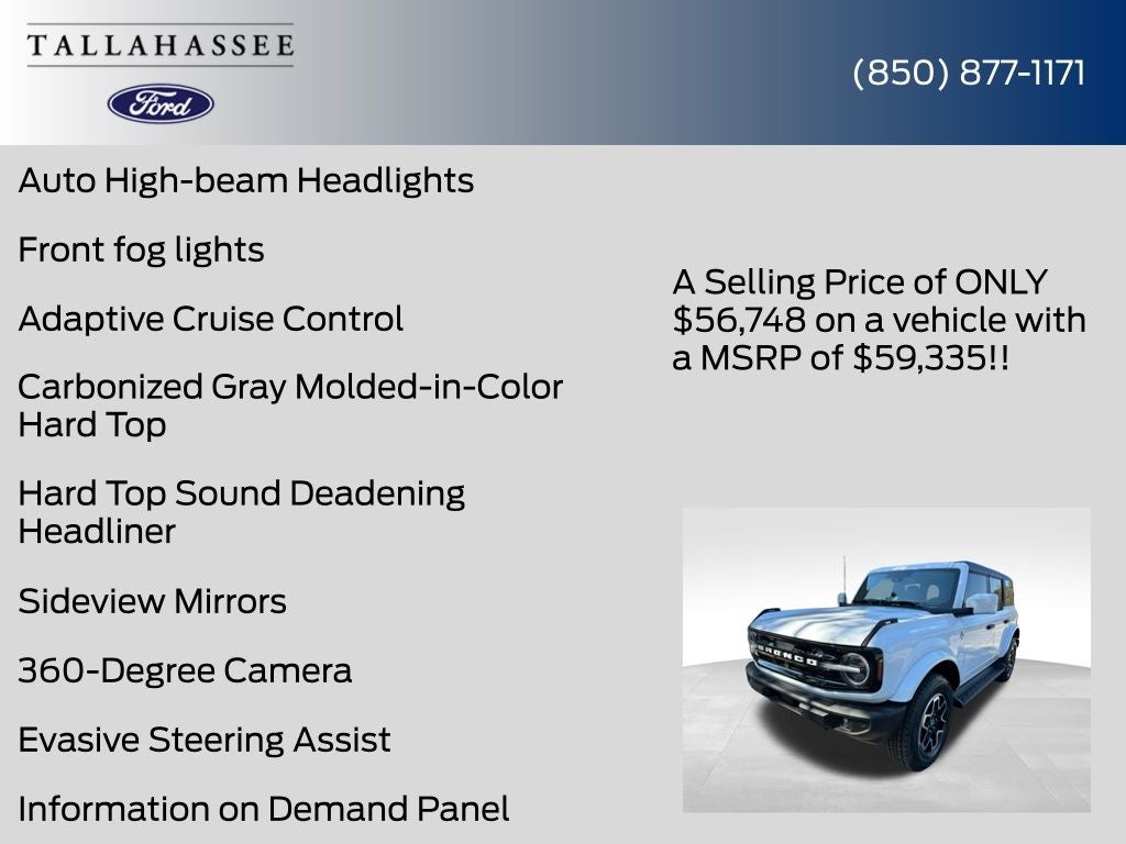 2026 Ford Bronco Outer Banks