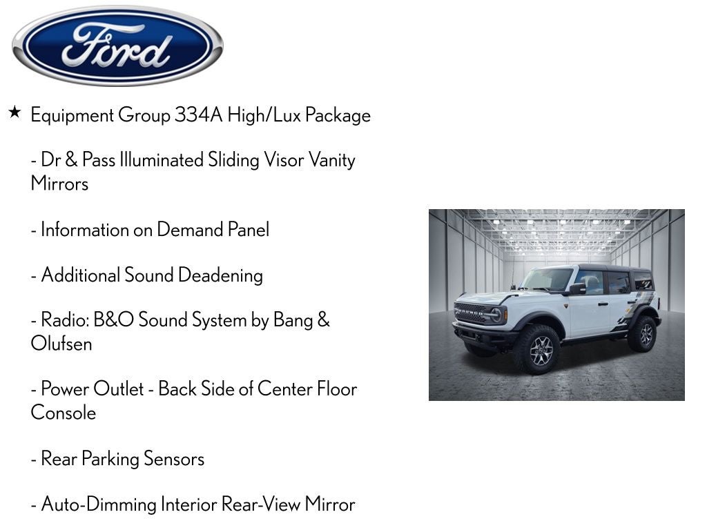 2024 Ford Bronco Badlands