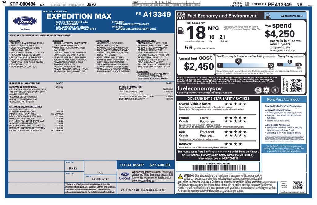 2023 Ford Expedition Max XLT XLT