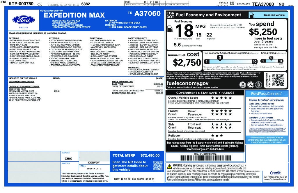 2026 Ford Expedition Max Active