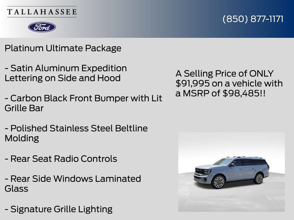 2026 Ford Expedition Max Platinum