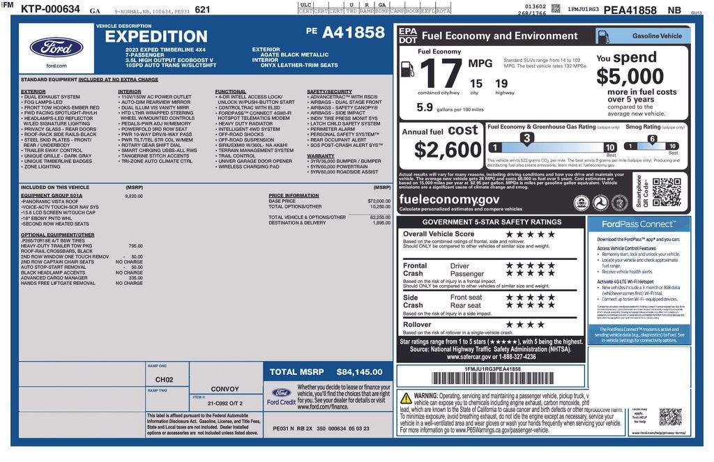 2023 Ford Expedition Timberline