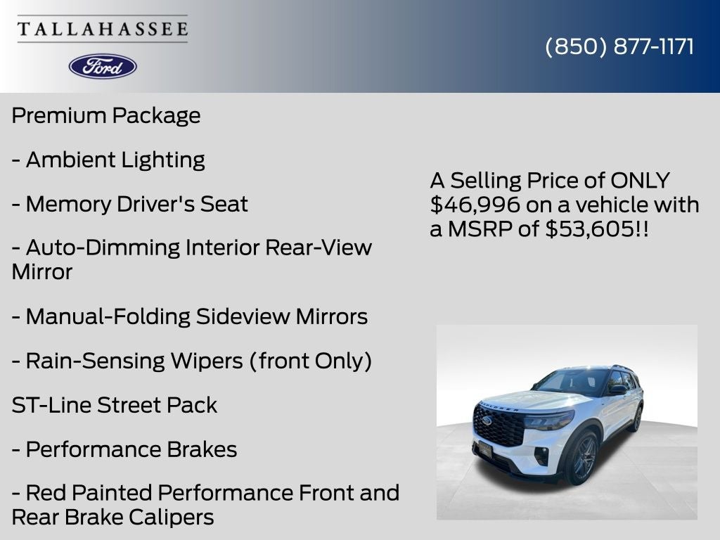 2026 Ford Explorer ST-Line