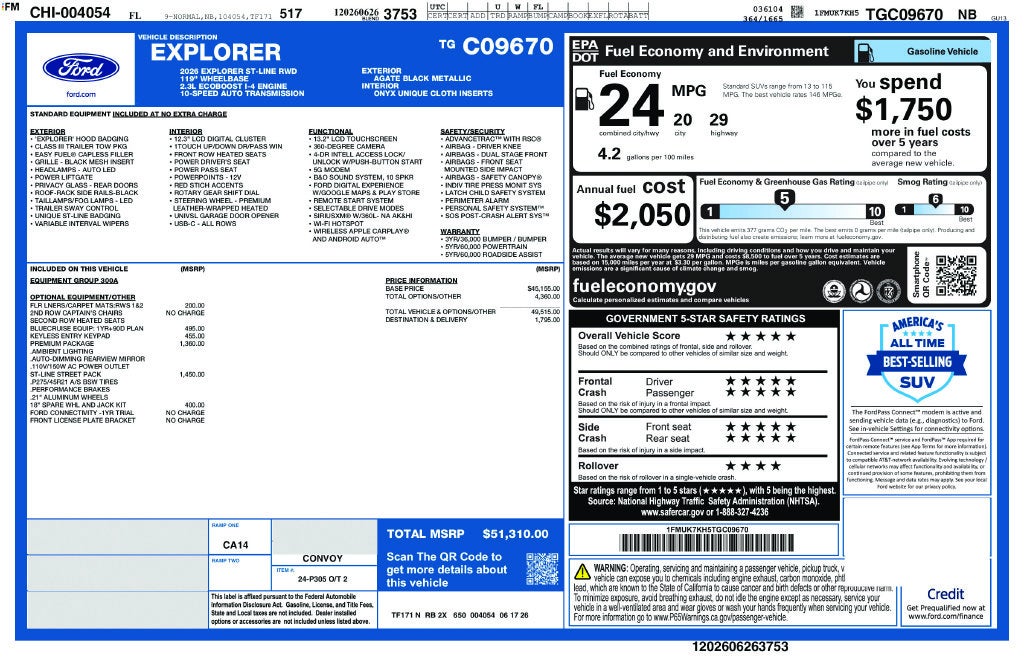 2026 Ford Explorer ST-Line