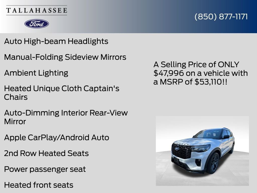 2026 Ford Explorer ST-Line