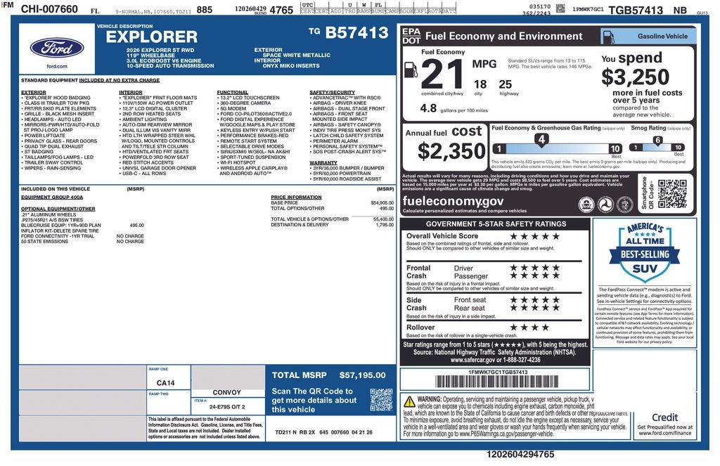 2026 Ford Explorer ST