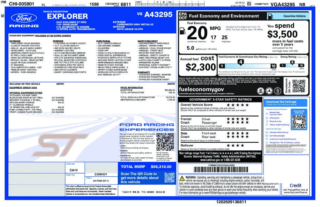 2027 Ford Explorer ST