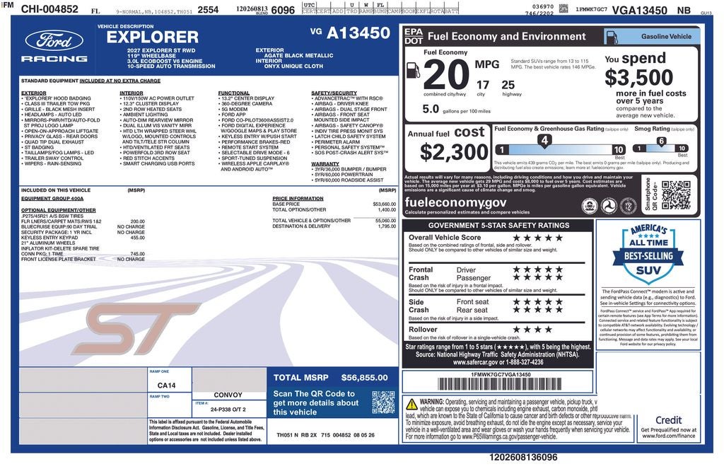 2027 Ford Explorer ST