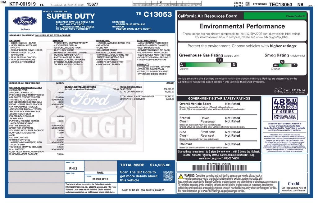 2026 Ford F-250SD XL