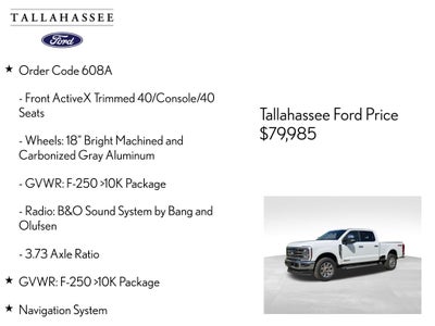 2025 Ford F-250SD Lariat