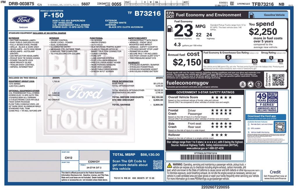 2026 Ford F-150 STX