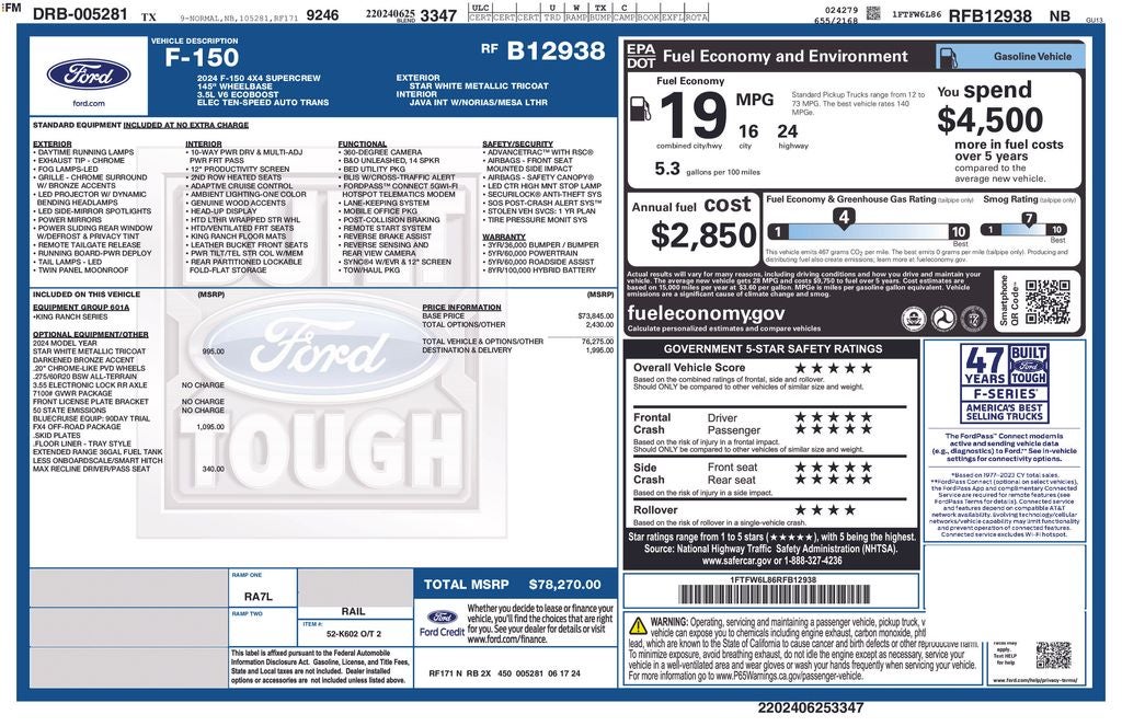 2024 Ford F-150 King Ranch