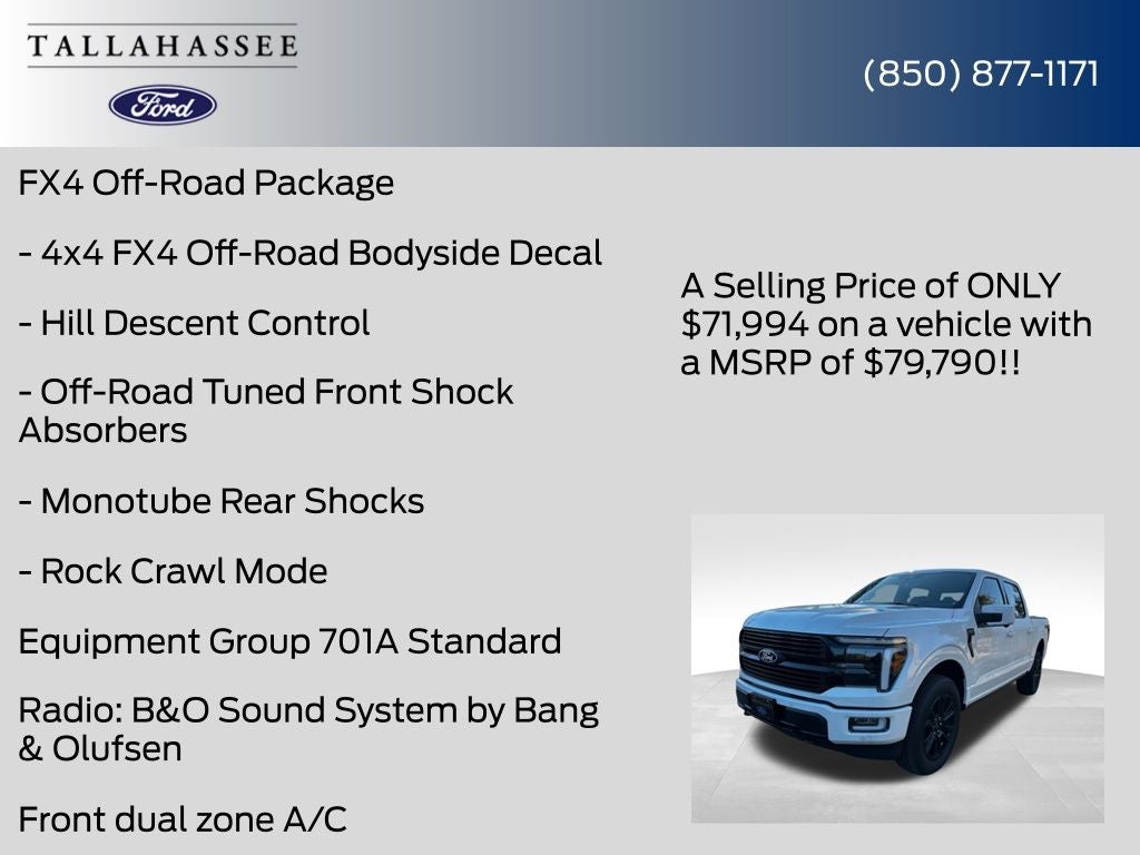 2025 Ford F-150 Platinum