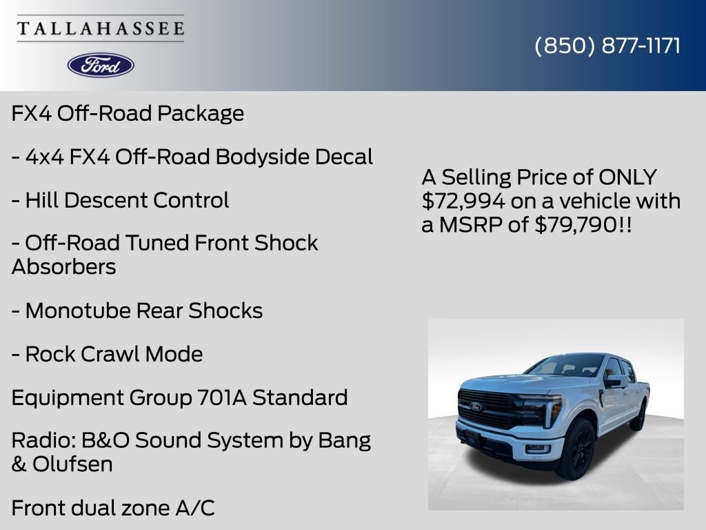 2025 Ford F-150 Platinum