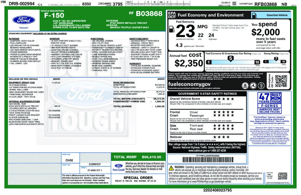 2024 Ford F-150 Platinum