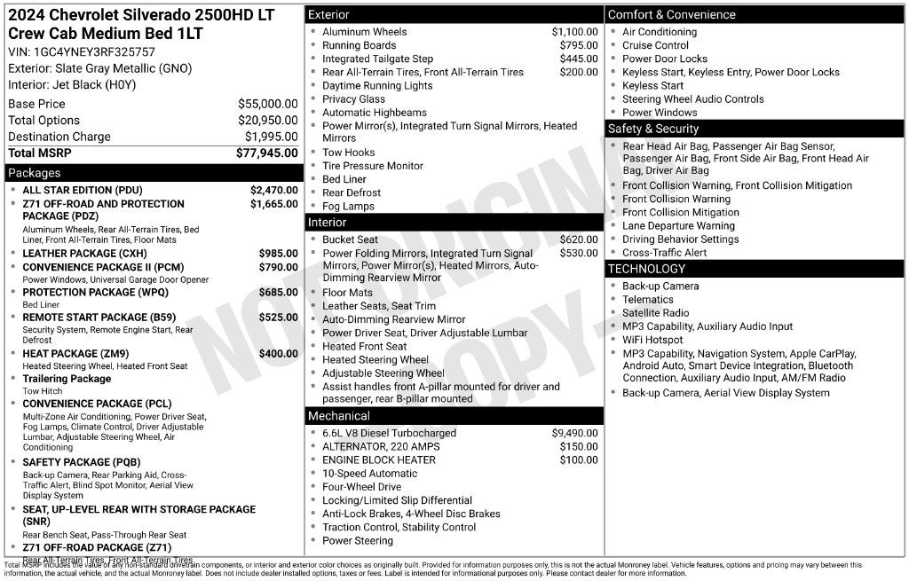 2024 Chevrolet Silverado 2500HD LT