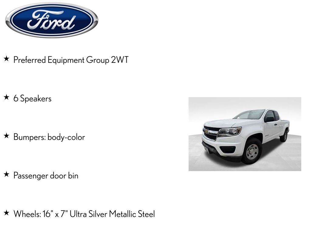 2018 Chevrolet Colorado Work Truck