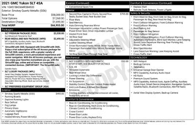 2021 GMC Yukon SLT