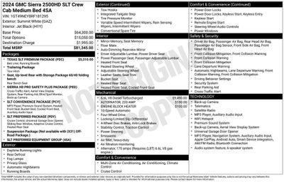 2024 GMC Sierra 2500HD SLT