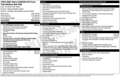 2024 GMC Sierra 2500HD AT4