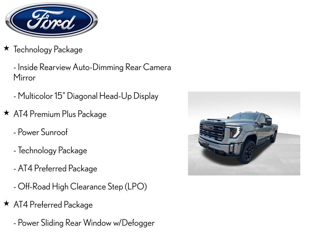 2024 GMC Sierra 2500HD AT4