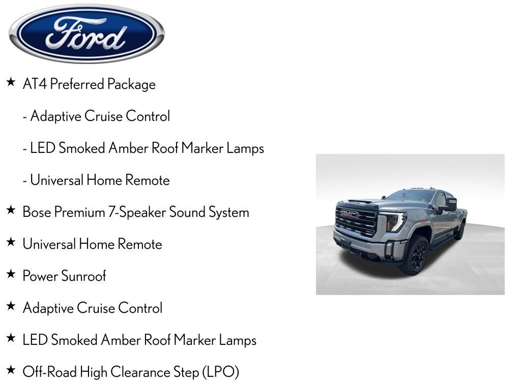 2024 GMC Sierra 2500HD AT4
