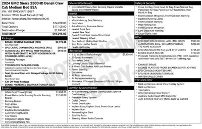 2024 GMC Sierra 2500HD Denali