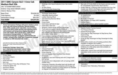 2011 GMC Canyon SLE1