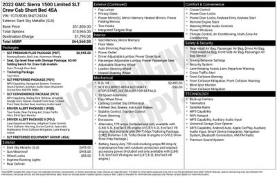 2022 GMC Sierra 1500 Limited SLT