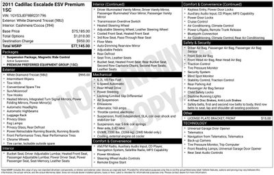2011 Cadillac Escalade ESV Premium