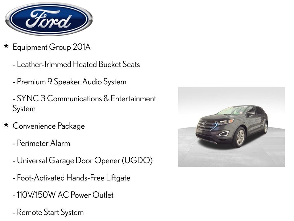 2018 Ford Edge SEL