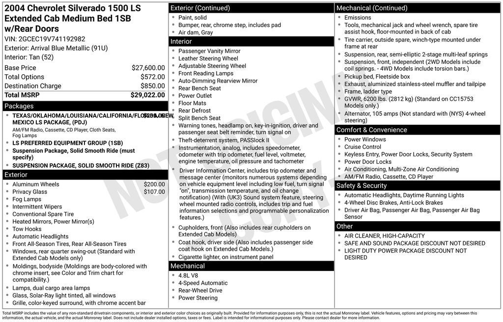 2004 Chevrolet Silverado 1500 LS