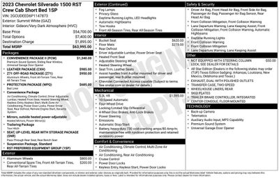 2023 Chevrolet Silverado 1500 RST
