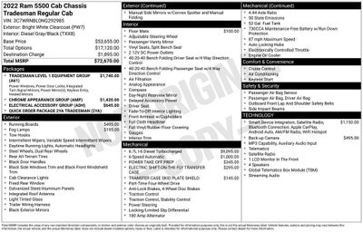 2022 RAM 5500HD Tradesman